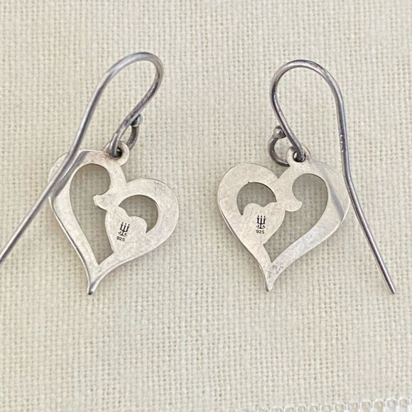 James Avery Retired Joy Of My Heart Dangle Earrings - Picture 4 of 4